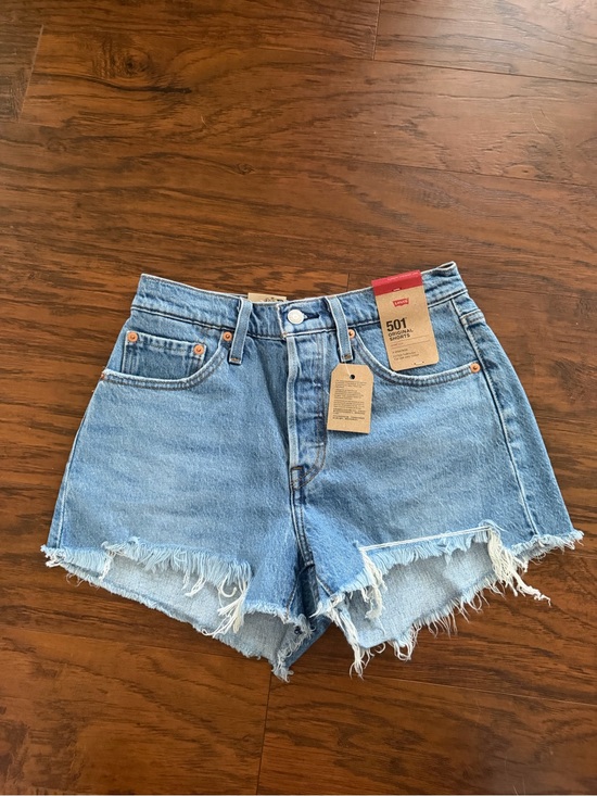 Levi's Pants - NEW w/ Tags Levi's 501 High-Waist Distressed Denim Shorts